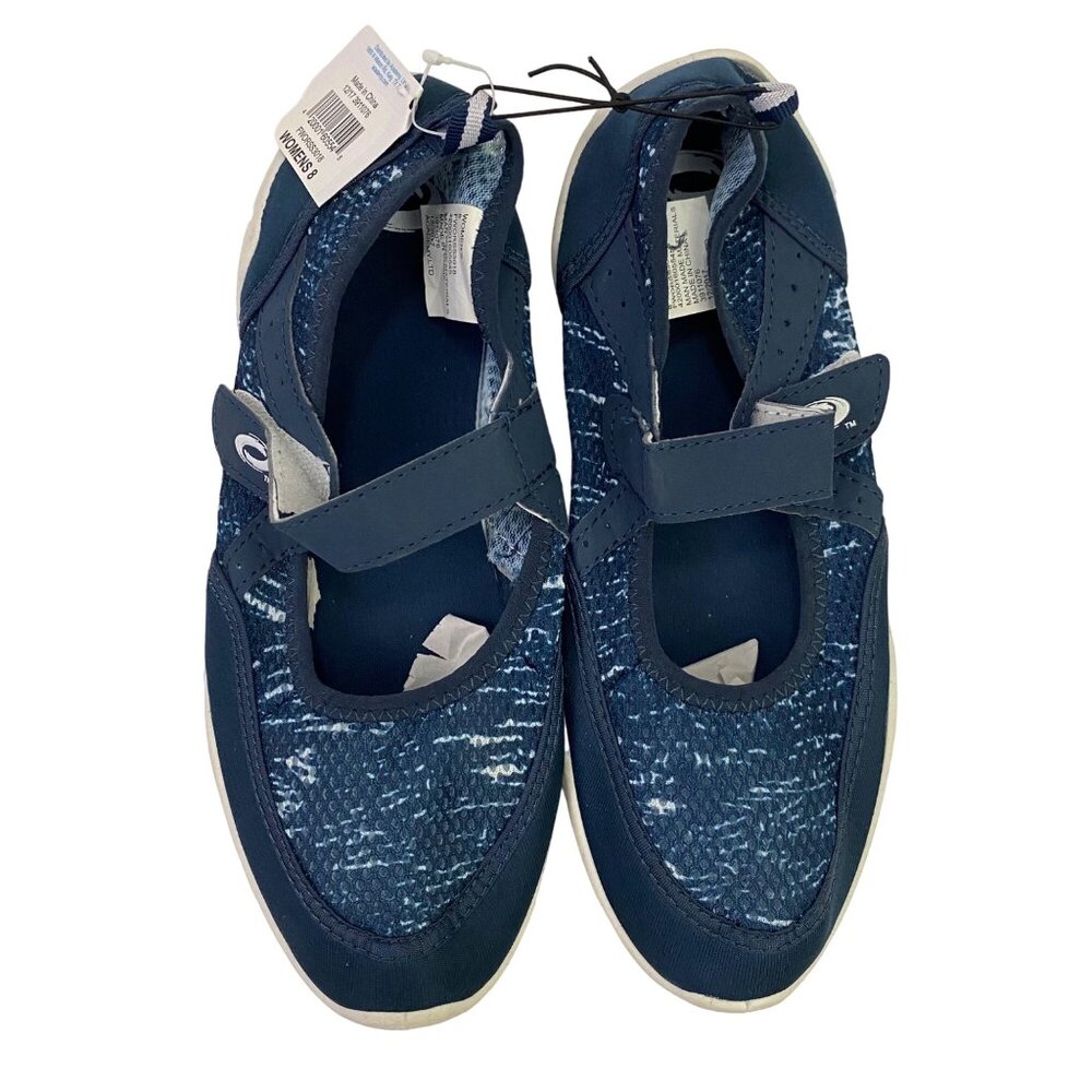 O’Rageous Water Shoes Navy Blue Adjustable Strap Beachwear Surf Water Sports 8